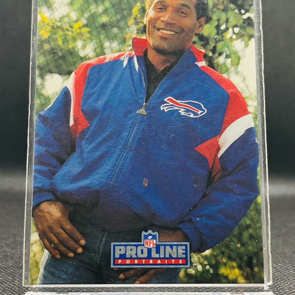Ok Simpson Proline trading card.